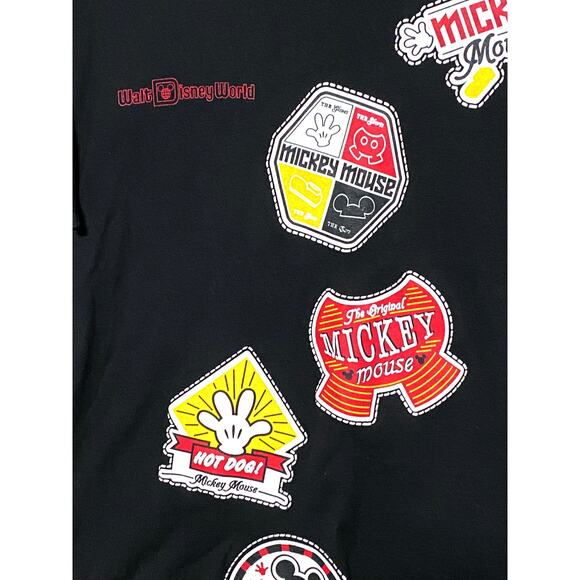 Walt Disney World Parks By Hanes Shirt Mickey Mouse Logos Signs Mens Small S - Picture 3 of 7